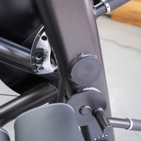 Thumbnail for Vogue Leg Extension/Prone Leg Curl Combo - Muscle D Fitness - Seated - Adjustable - Pin Selectorized - Quads Hamstring Machine