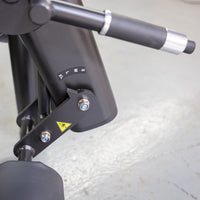 Thumbnail for Vogue Leg Extension/Prone Leg Curl Combo - Muscle D Fitness - Seated - Adjustable - Pin Selectorized - Quads Hamstring Machine