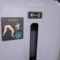 Thumbnail for Vogue Leg Press - Muscle D Fitness - Adjustable Seat - Pin Selectorized - Quads Glutes Calf Workout