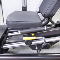 Thumbnail for Vogue Leg Press - Muscle D Fitness - Adjustable Seat - Pin Selectorized - Quads Glutes Calf Workout