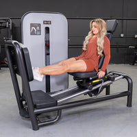 Thumbnail for Vogue Leg Press - Muscle D Fitness - Adjustable Seat - Pin Selectorized - Quads Glutes Calf Workout