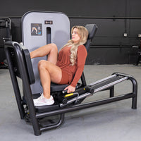 Thumbnail for Vogue Leg Press - Muscle D Fitness - Adjustable Seat - Pin Selectorized - Quads Glutes Calf Workout