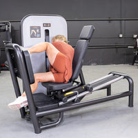 Thumbnail for Vogue Leg Press - Muscle D Fitness - Adjustable Seat - Pin Selectorized - Quads Glutes Calf Workout