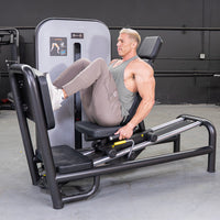 Thumbnail for Vogue Leg Press - Muscle D Fitness - Adjustable Seat - Pin Selectorized - Quads Glutes Calf Workout
