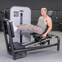 Thumbnail for Vogue Leg Press - Muscle D Fitness - Adjustable Seat - Pin Selectorized - Quads Glutes Calf Workout