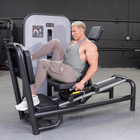 Thumbnail for Vogue Leg Press - Muscle D Fitness - Adjustable Seat - Pin Selectorized - Quads Glutes Calf Workout
