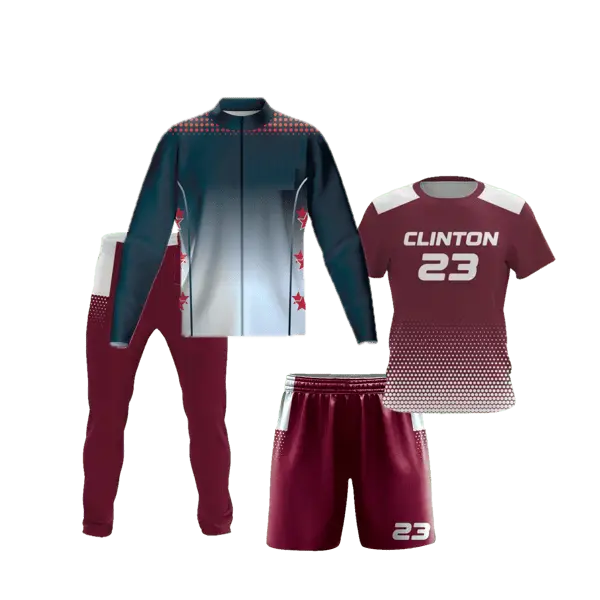 WOW Package Men’s (SS Jersey + Regular Short + Warm-Up Jacket & Pants) With Zip