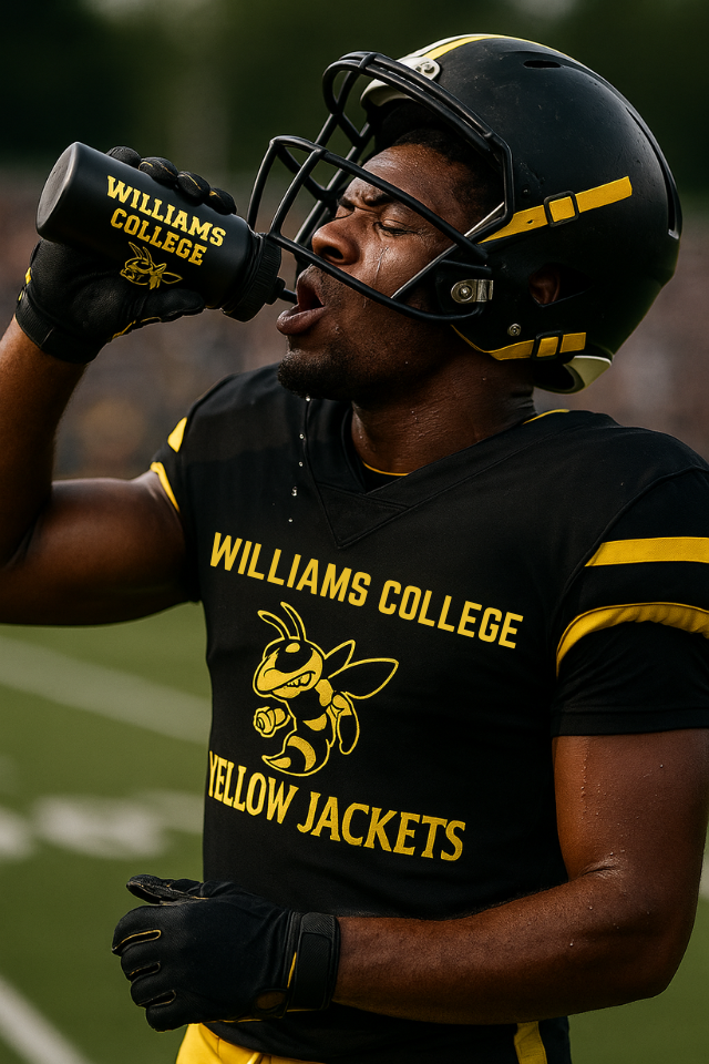 Custom 32 oz Water Bottle with Valve Lid – Made in USA, HDPE Plastic