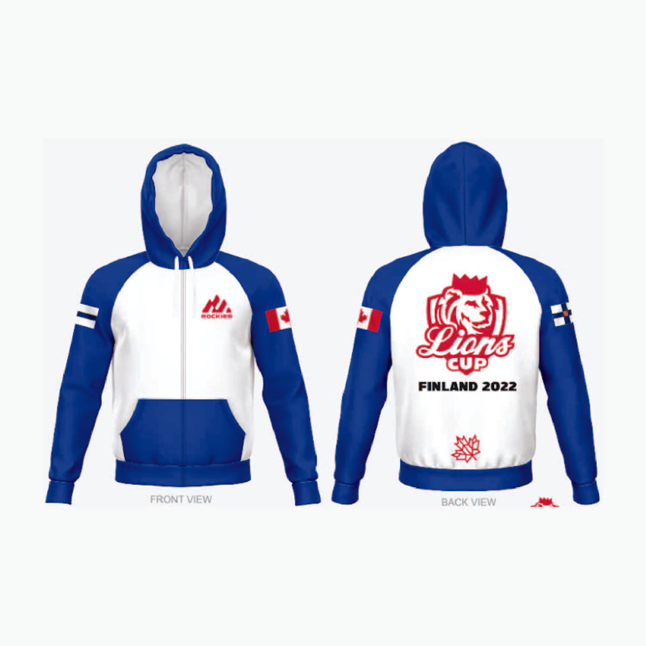 Full-Zip Hooded Warm-Up Jacket example 20