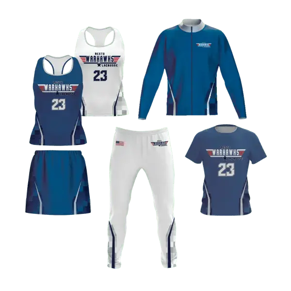 WOW PACKAGE – Home and Away Jersey or Racerback + Shorts or Skirt + Shooter Shirt (LS or SS) + Warm-Up Jacket + Warm-Up Pant (With Pockets)