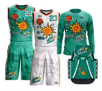 Thumbnail for Custom Basketball Team Uniform Package - All-Star