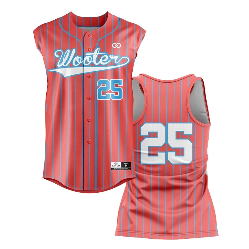 Custom Racerback Button-Down Baseball Jerseys