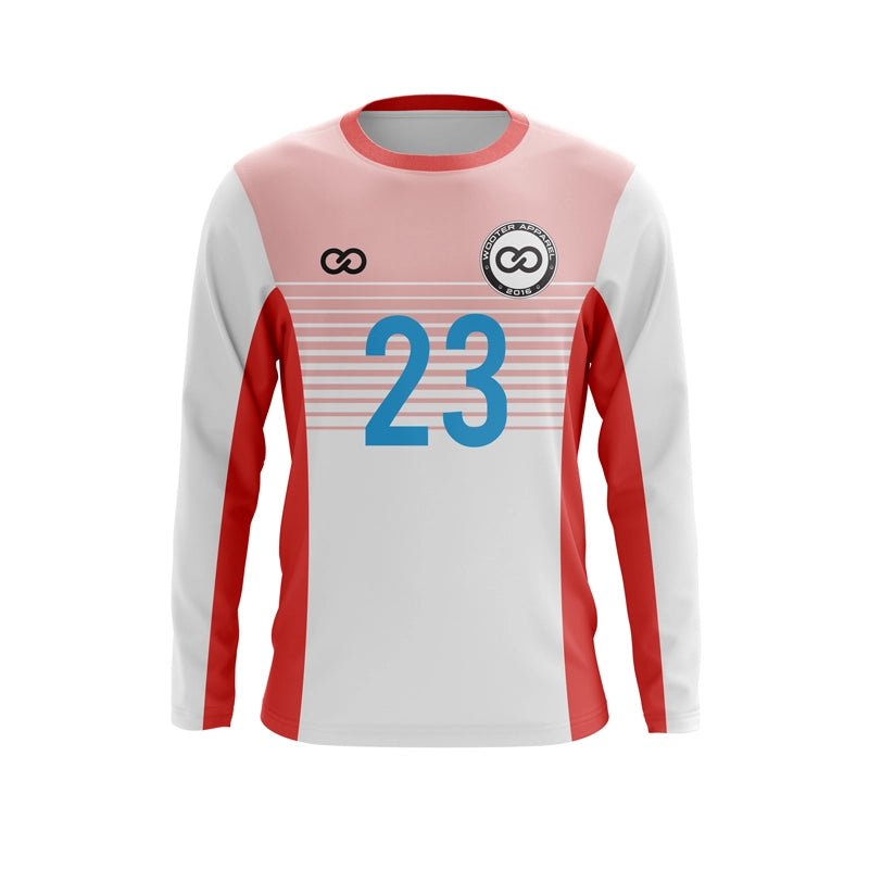 Custom Long Sleeve Crew Neck Soccer Jerseys