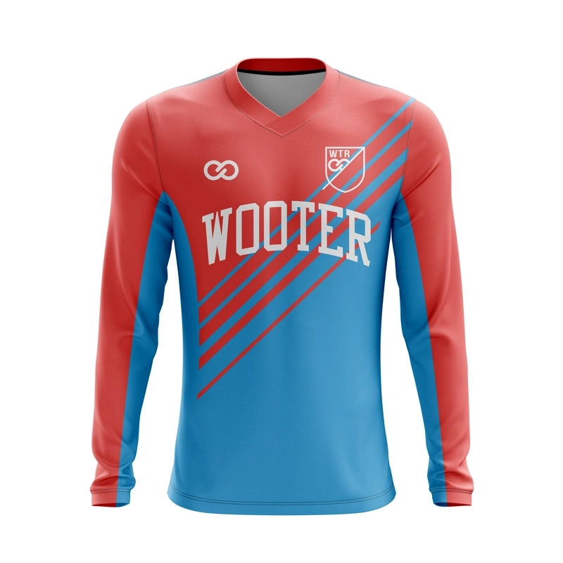 Custom Long Sleeve V-Neck Soccer Jerseys