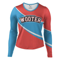 Thumbnail for Custom Long Sleeved Crew Neck Cheerleading Shells