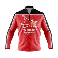 Thumbnail for Custom ¼ Zip Long Sleeve Basketball  Shooting Shirts