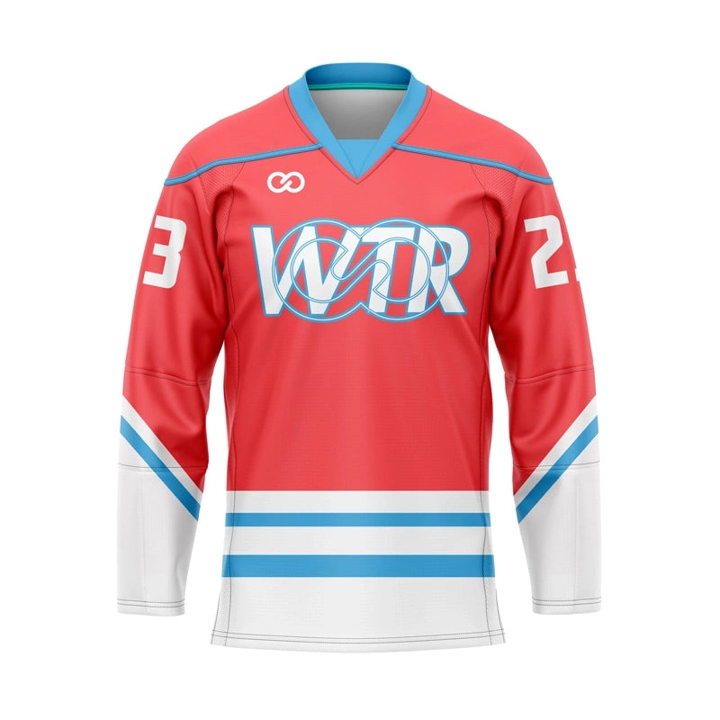 Custom V-Neck Hockey Jerseys