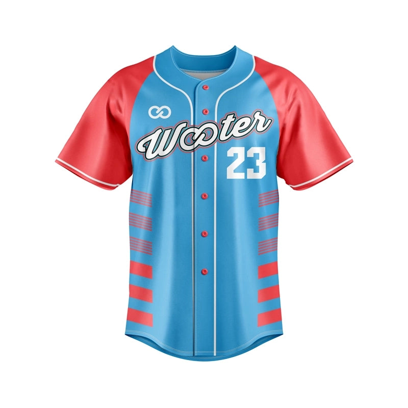 Custom Raglan Sleeve Button-Down Baseball Jerseys