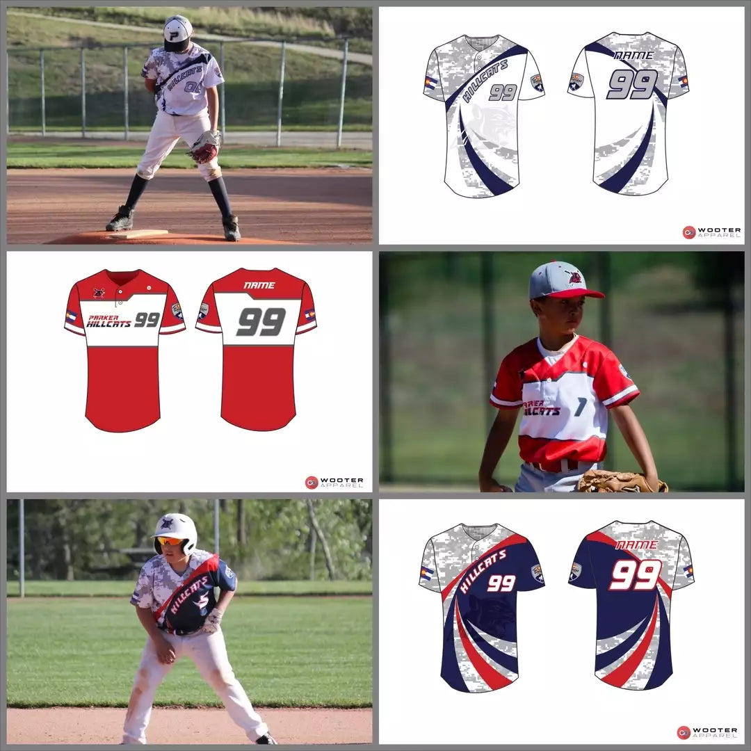 Custom 2-Button Baseball Jerseys