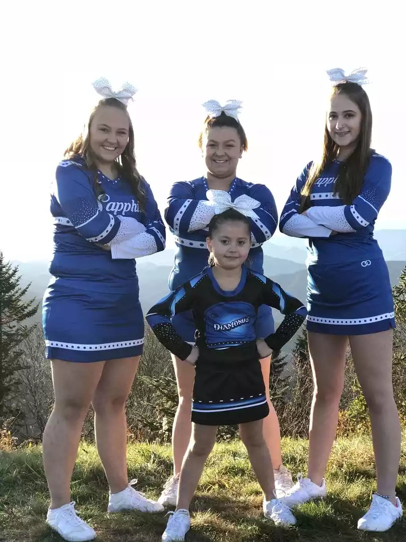 Custom Side Vent Cheerleading Skirts