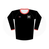 Thumbnail for Long Sleeve Crew Neck Volleyball Jerseys - Sizing Kits