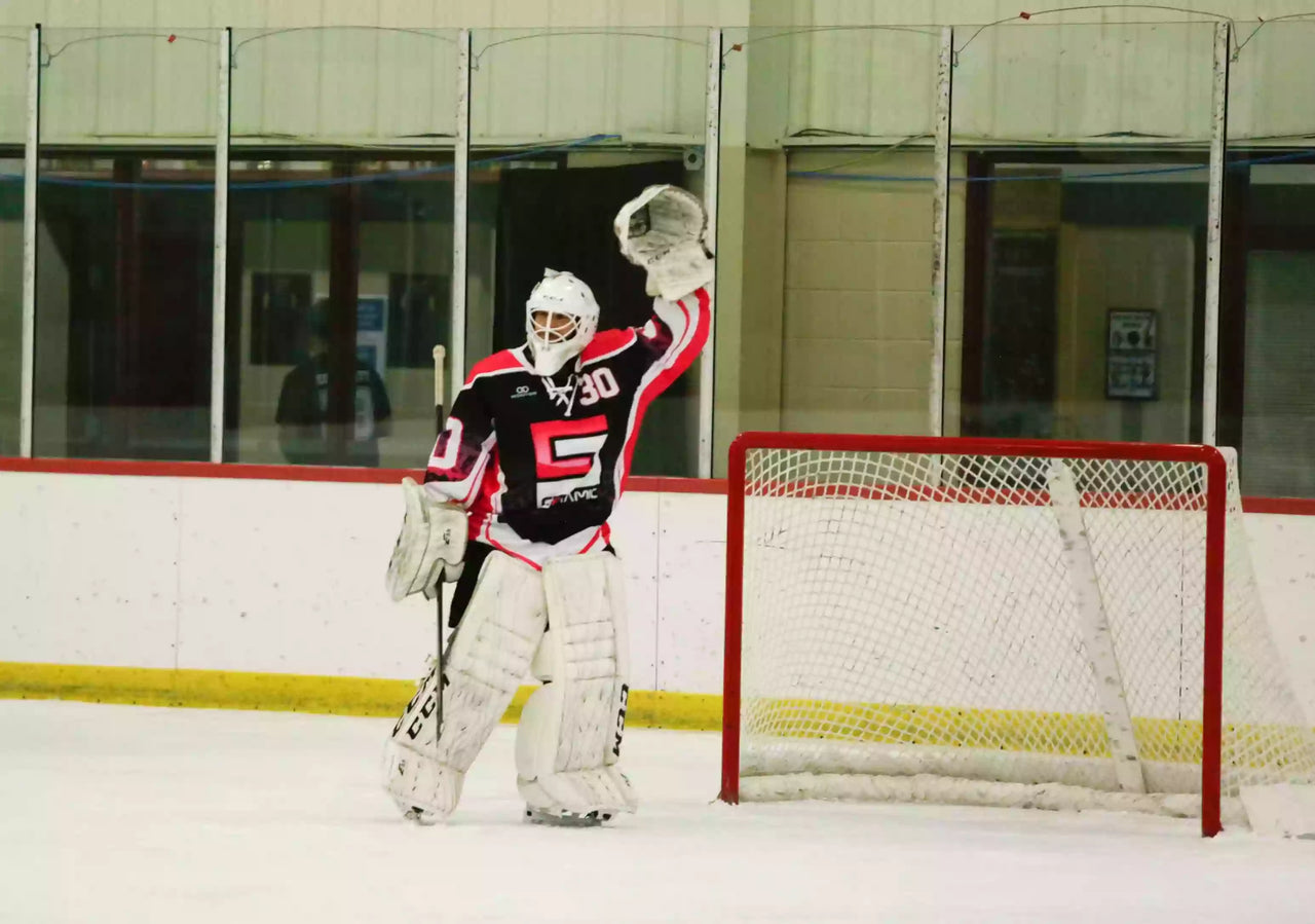 Custom Laced Hockey Goalie Jerseys