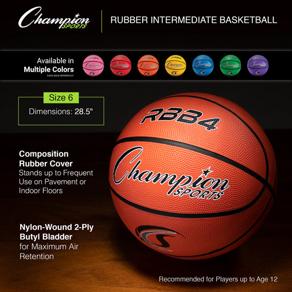 INTERMEDIATE RUBBER BASKETBALL