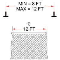 Thumbnail for Ceiling Mounting Kit - Parallel - Spanning 8 ft. to 12 ft. On Center