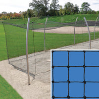 Thumbnail for Batting Tunnel Net - Pro Climatized - #42 High Abrasion-Resistant - 2mm Twisted Poly Fiber - 1-3/4 in. Square Mesh (70 ft.L x 14 ft.W x 12 ft.H)