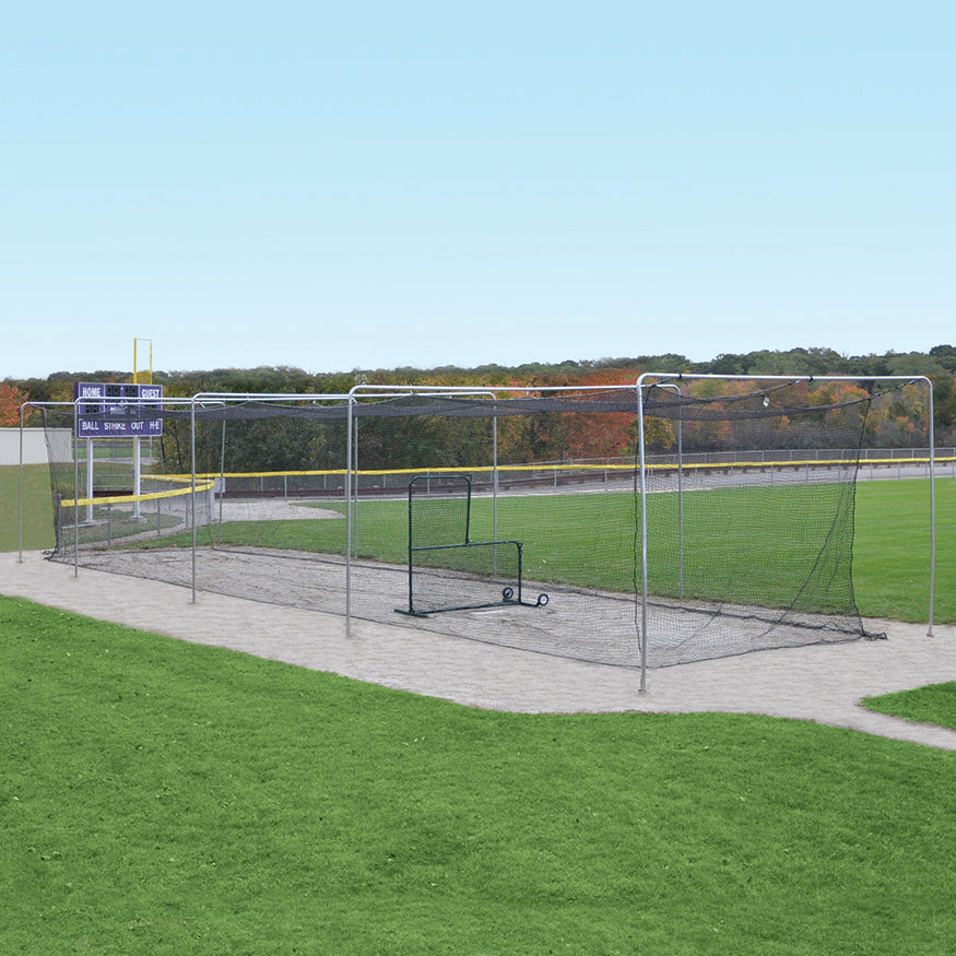 Batting Tunnel Frame - Single (55 ft.) - Semi-Permanent (Outdoor)