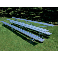 Thumbnail for Bleacher - 15 ft. (3 Row - Single Foot Plank) - All Aluminum