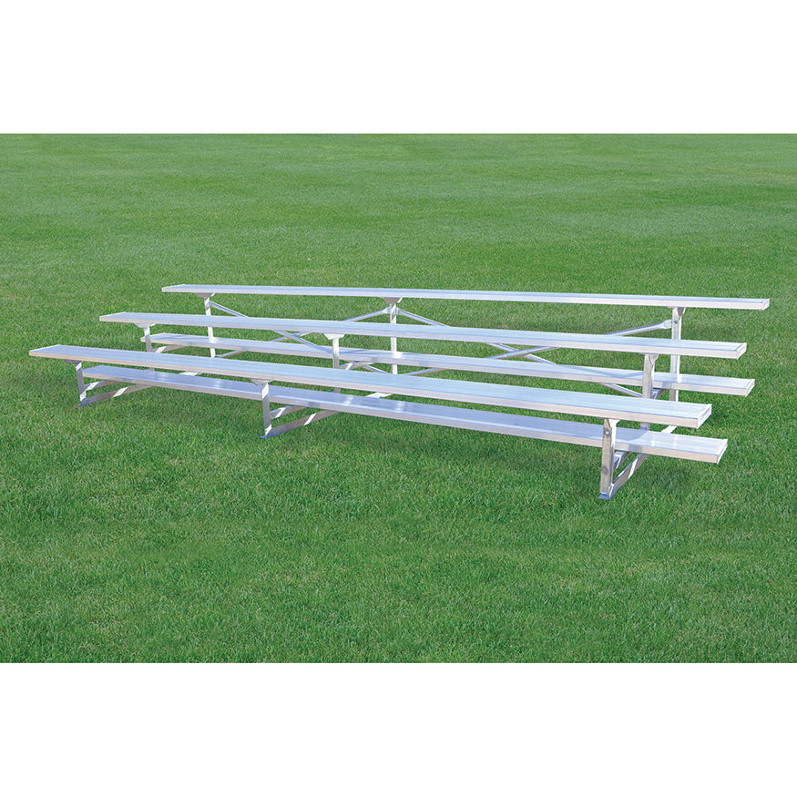 Bleacher - 15 ft. (3 Row - Single Foot Plank) - All Aluminum