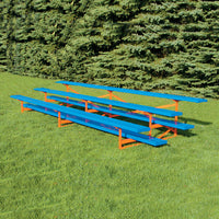 Thumbnail for Bleacher - 15 ft. (3 Row - Single Foot Plank) - All Aluminum (Powder Coated)