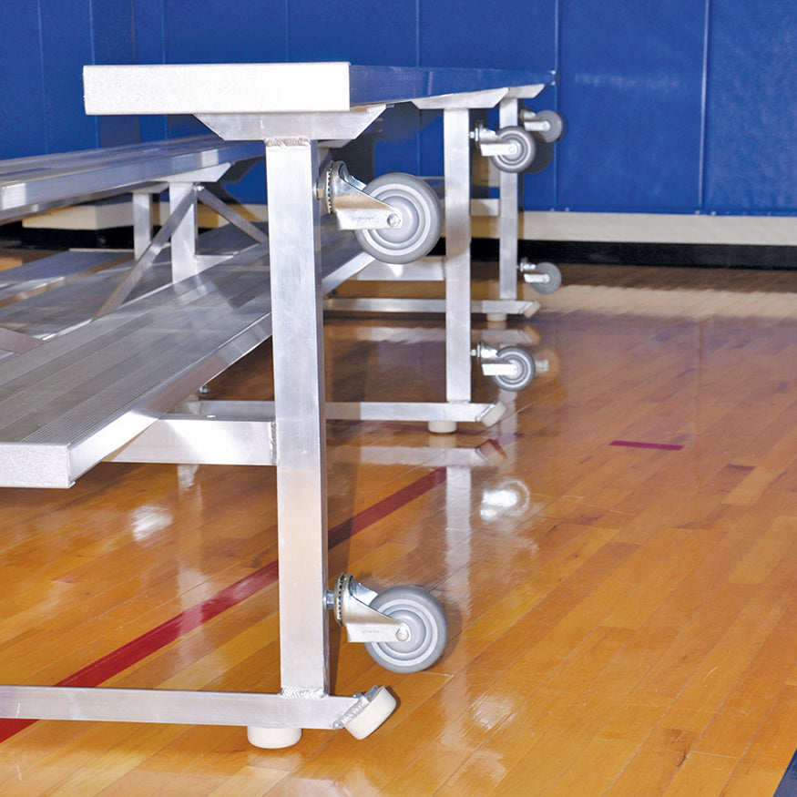 Bleacher - 15 ft. (3 Row - Single Foot Plank) -Tip & Roll