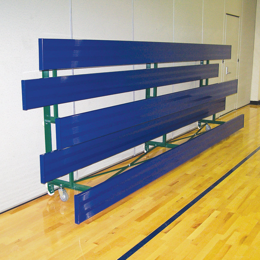 Bleacher - 21 ft. (4 Row - Single Foot Plank) - Standard, Outdoor (Powder Coated)