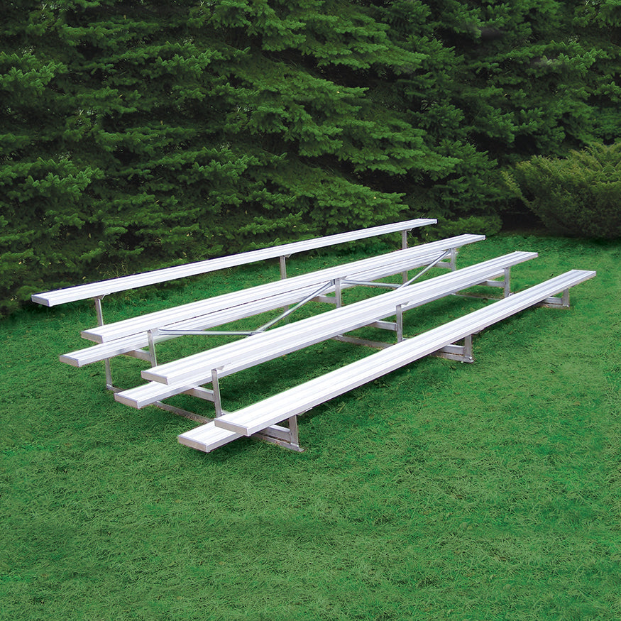 Bleacher - 15 ft. (4 Row - Single Foot Plank) - Standard, Outdoor