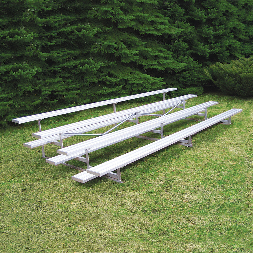 Bleacher - 15 ft. (4 Row - Single Foot Plank) - All Aluminum