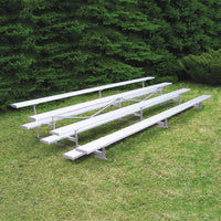 Thumbnail for Bleacher - 15 ft. (4 Row - Single Foot Plank) - All Aluminum