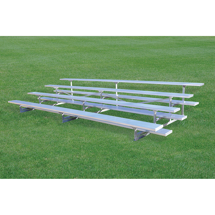 Bleacher - 15 ft. (4 Row - Single Foot Plank) - Standard, Outdoor