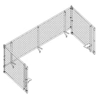 Thumbnail for Universal Chain Link Enclosure - 15 ft. (5 Row)