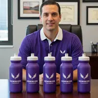 Athlete hydration bottle 20 oz custom made with team logo – HDPE plastic design