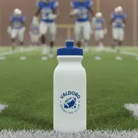 Hoopsking personalized 20 oz sports & bike water bottle for school teams