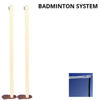 Thumbnail for Badminton Uprights - Competition Package (2-3/8 in. Floor Sleeve)