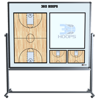 Thumbnail for Custom  Basketball Rolling Magnetic Whiteboard w/ Stand