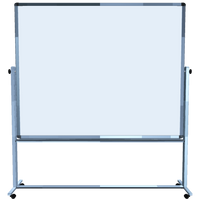 Thumbnail for Custom Hockey Rolling Magnetic Whiteboard w- Stand