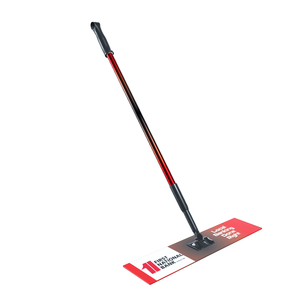 Custom Rectangle Sweat Mop 26X6