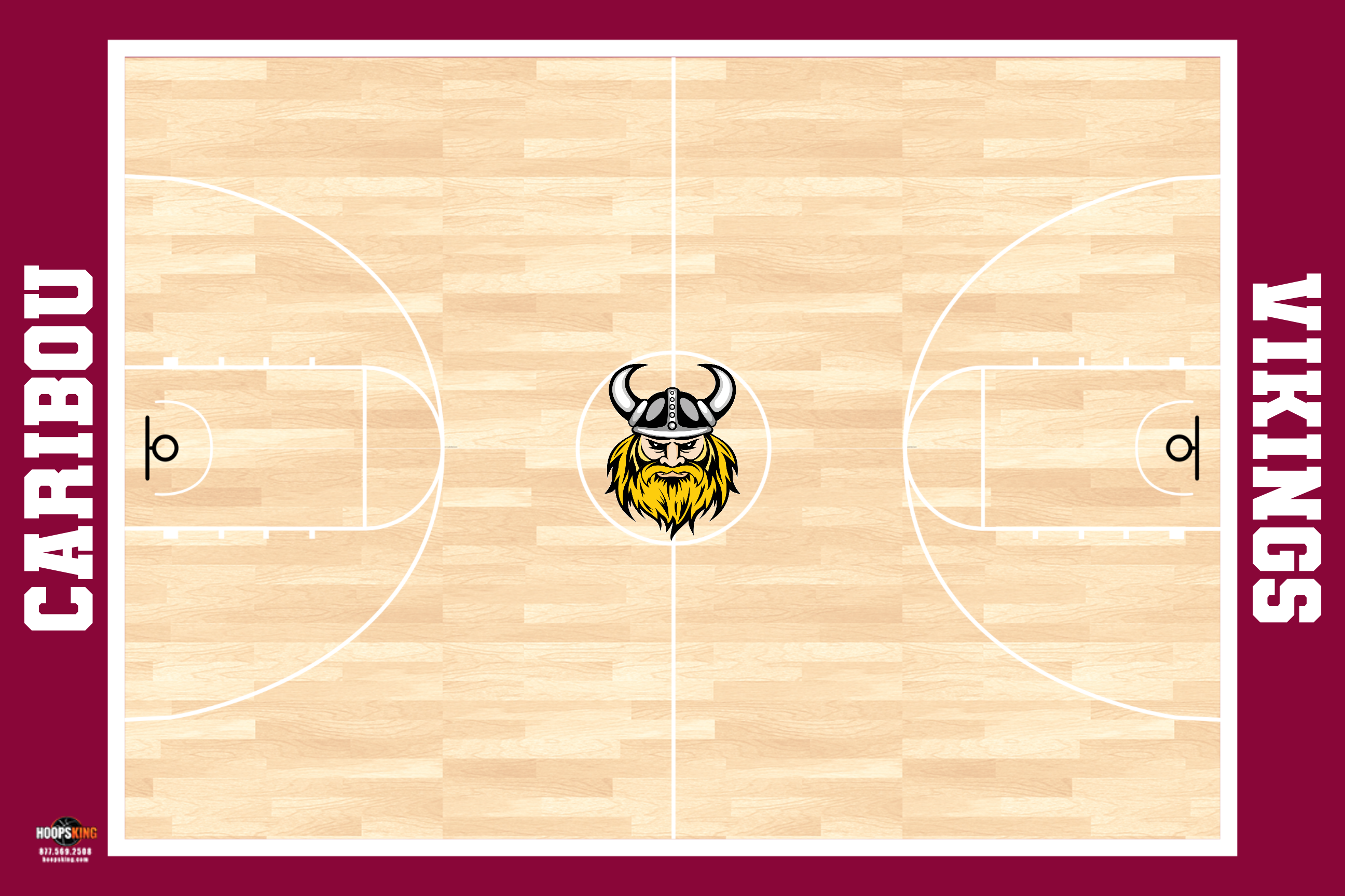 Custom Basketball Locker Room Whiteboard (Wall) (24x18" or 36x24")