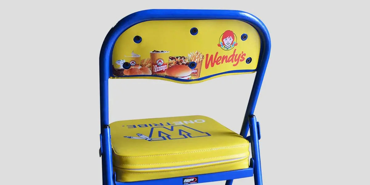 Custom Sports Chair Back Decal Fisher Athletics