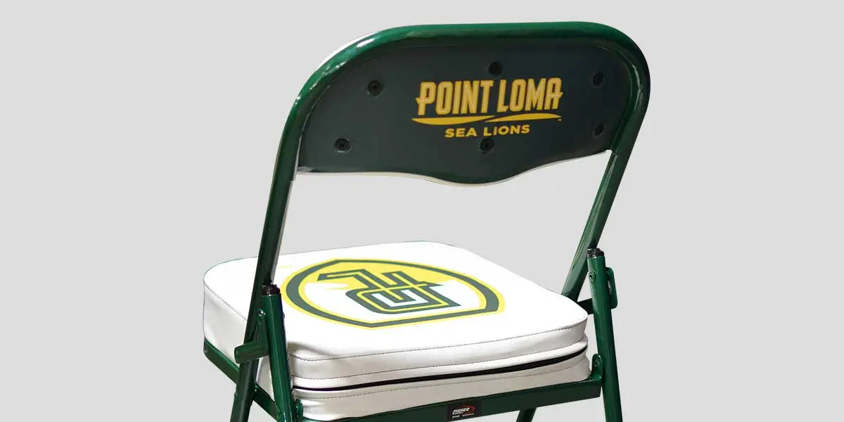 Custom Sports Chair Back Decal Fisher Athletics
