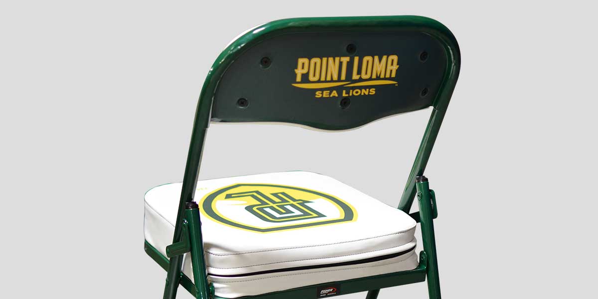 Custom Sports Chair Back Decal